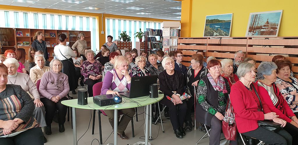 15.10.2019 г. Мероприятие к  100-летию Д.А. Гранина в Приозерской межпоселенческой библиотеке.