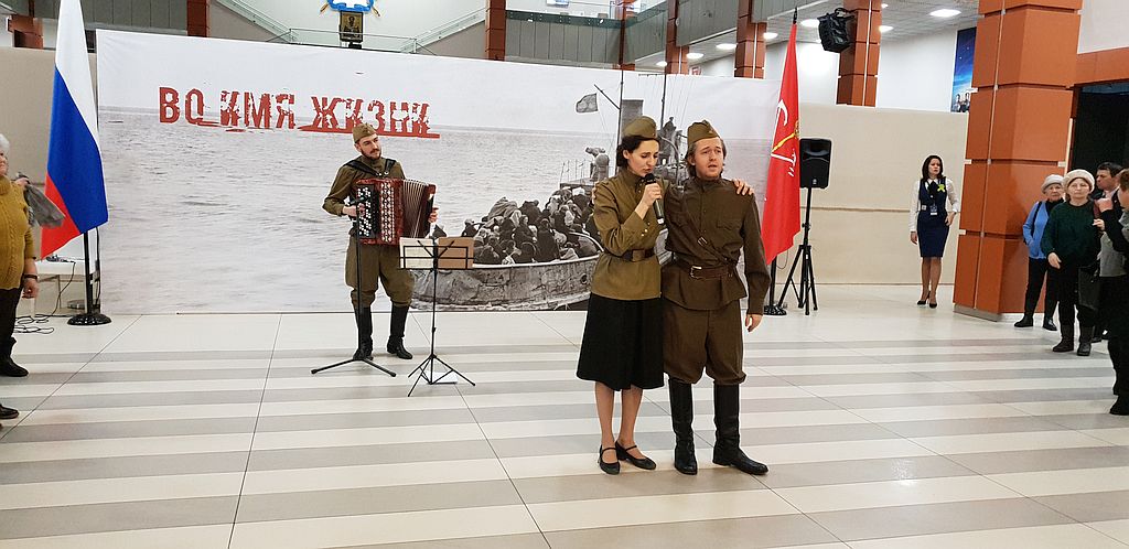 25.01.2019 г. Выставка "Во имя жизни. Спасенное детство", посвященная 75-летию снятия блокады Ленинграда.