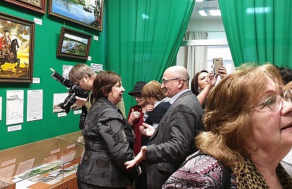 19.02.2019 г. Торжественное открытие Петровского центра Исторического общества Ямбурга-Кингисеппа в Кингисеппской центральной городской библиотеке.