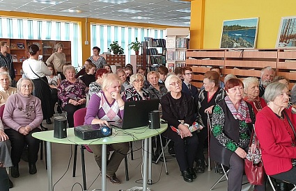 15.10.2019 г. Мероприятие к  100-летию Д.А. Гранина в Приозерской межпоселенческой библиотеке.