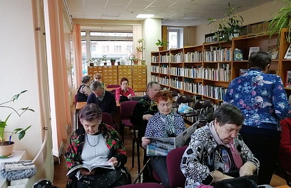 11.03.2020г. Мероприятие, посвященное 75-летию Победы в Ломоносовской центральной  библиотеке им. Н. Рубакина.