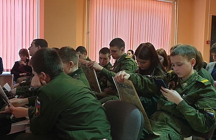 01.03.2019  Мероприятие «Дорога к Победе» в Тосненской   центральной  районной библиотеке.