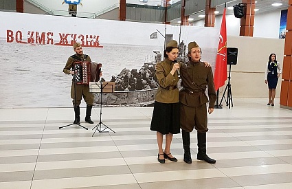 25.01.2019 г. Выставка "Во имя жизни. Спасенное детство", посвященная 75-летию снятия блокады Ленинграда.